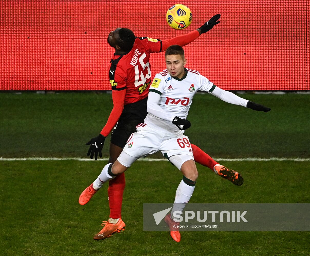 Russia Soccer Premier-League Khimki-Lokomotiv