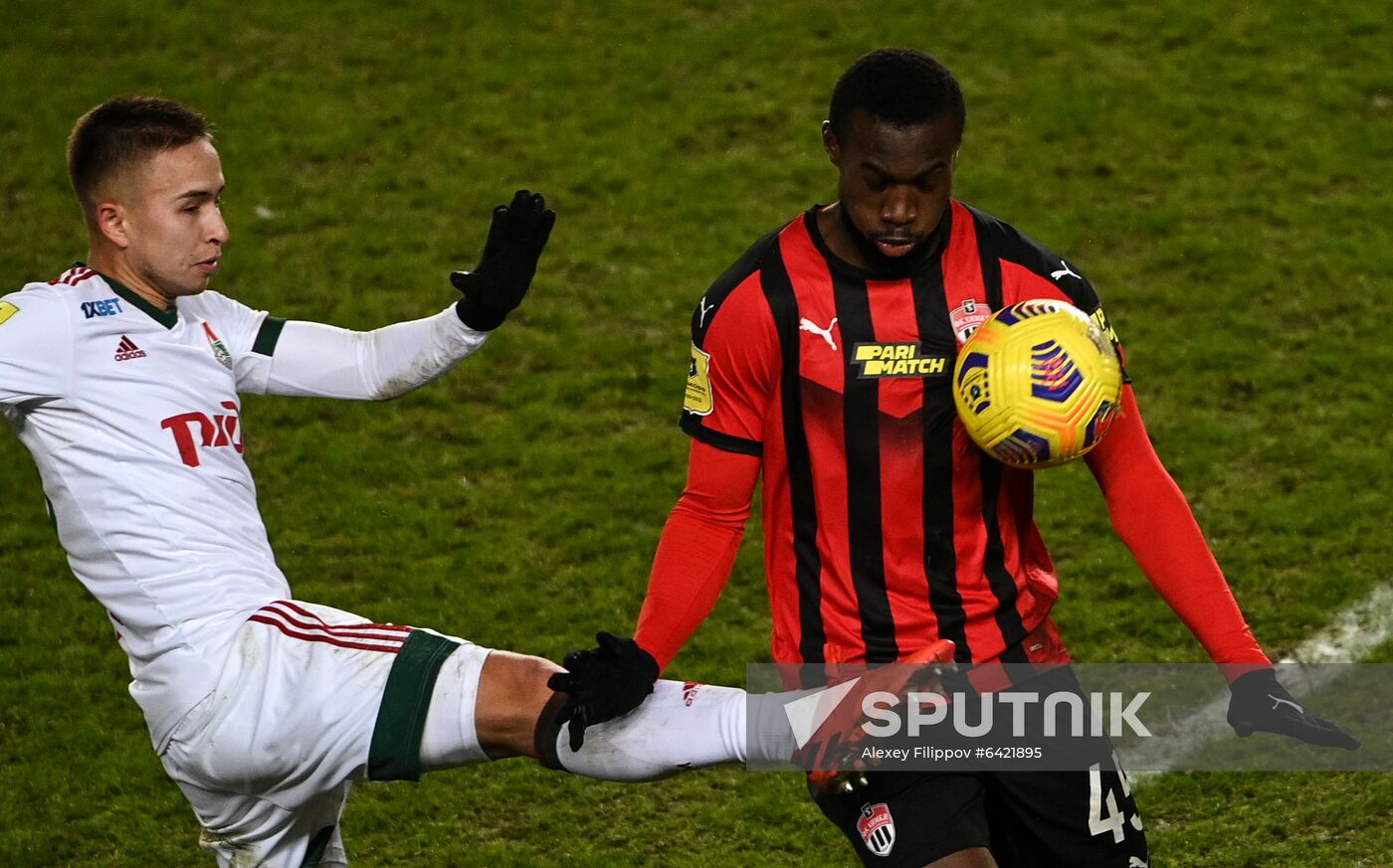 Russia Soccer Premier-League Khimki-Lokomotiv