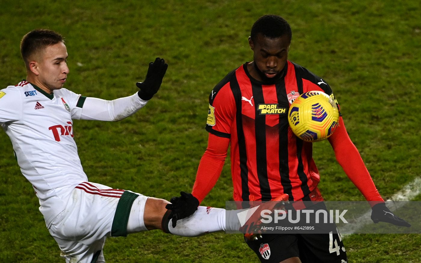 Russia Soccer Premier-League Khimki-Lokomotiv