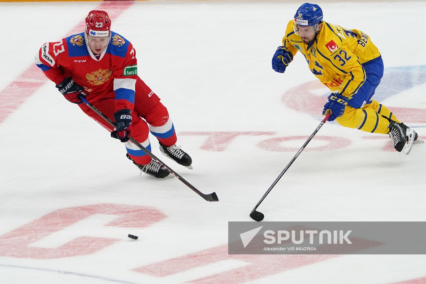 Russia Ice Hockey Channel One Cup Sweden - Russia