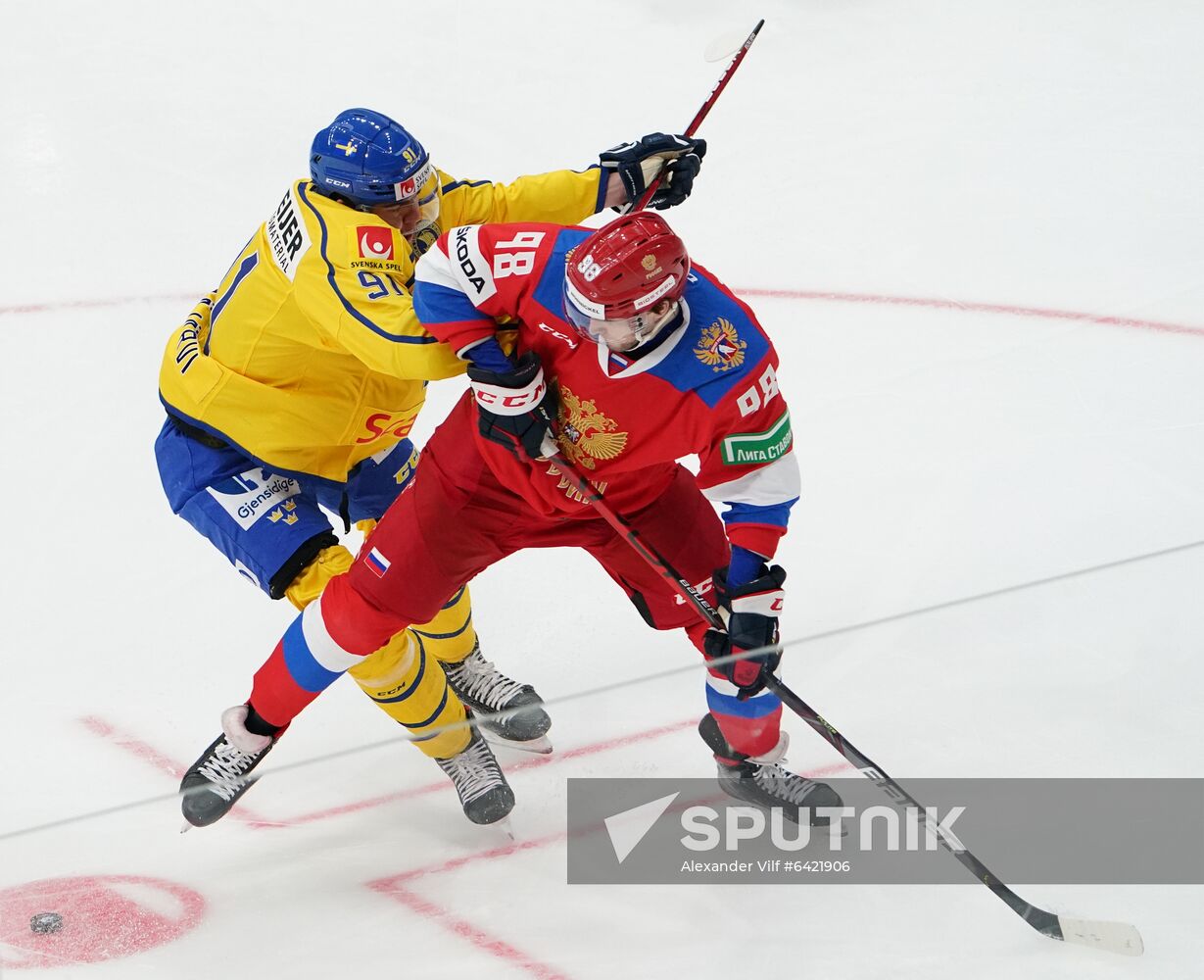 Russia Ice Hockey Channel One Cup Sweden - Russia