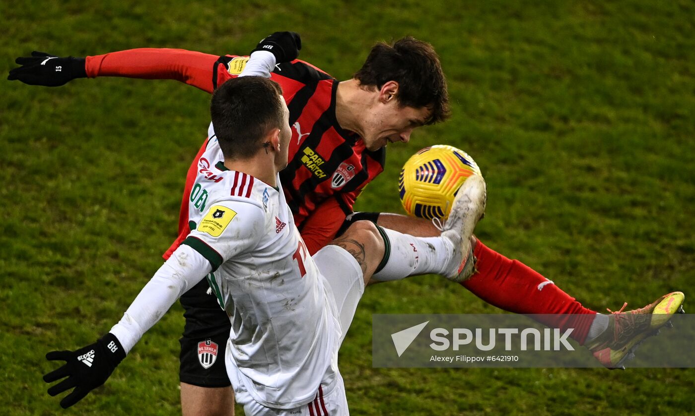 Russia Soccer Premier-League Khimki-Lokomotiv
