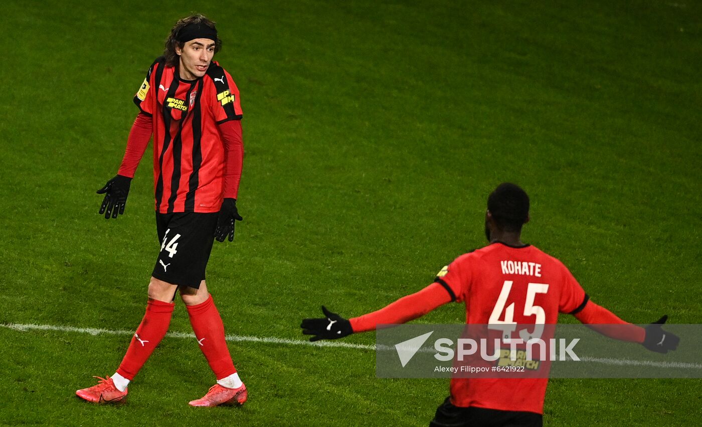 Russia Soccer Premier-League Khimki-Lokomotiv