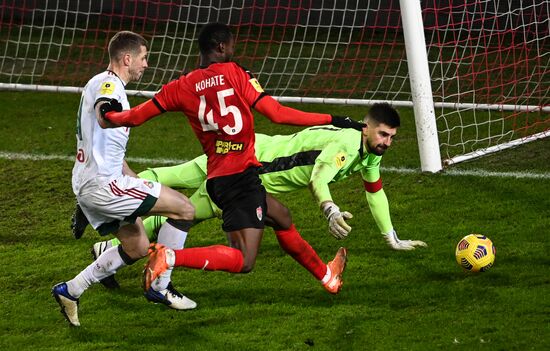 Russia Soccer Premier-League Khimki-Lokomotiv