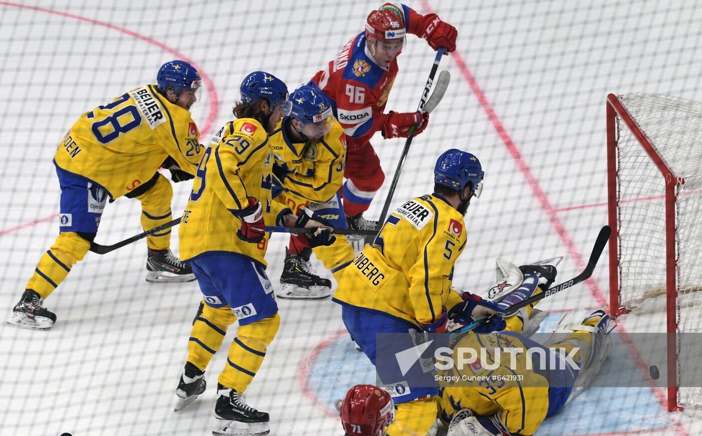 Russia Ice Hockey Channel One Cup Sweden - Russia