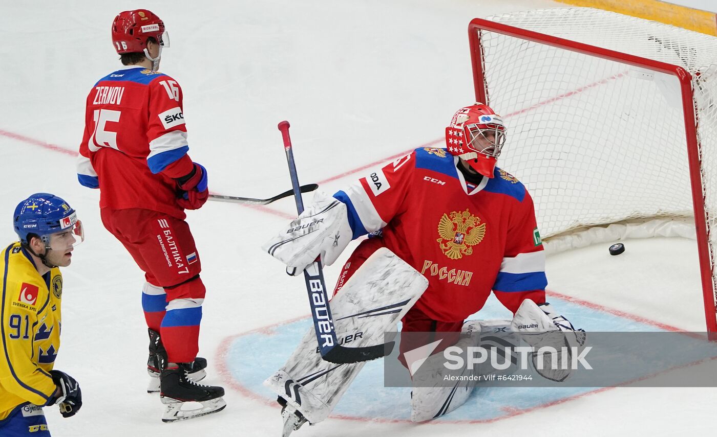 Russia Ice Hockey Channel One Cup Sweden - Russia