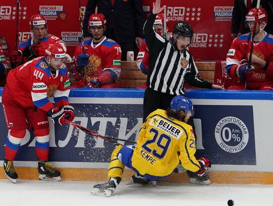 Russia Ice Hockey Channel One Cup Sweden - Russia