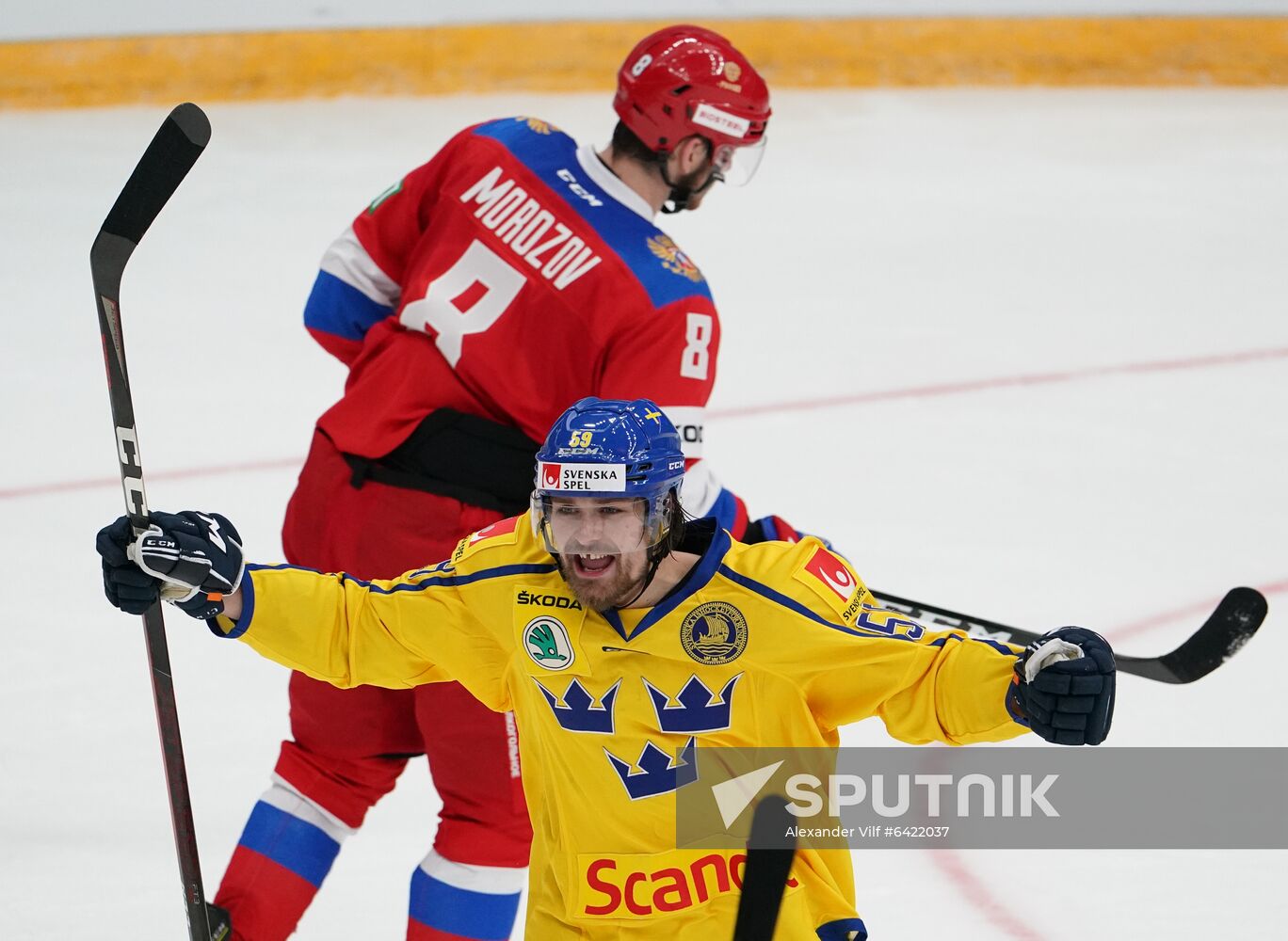 Russia Ice Hockey Channel One Cup Sweden - Russia