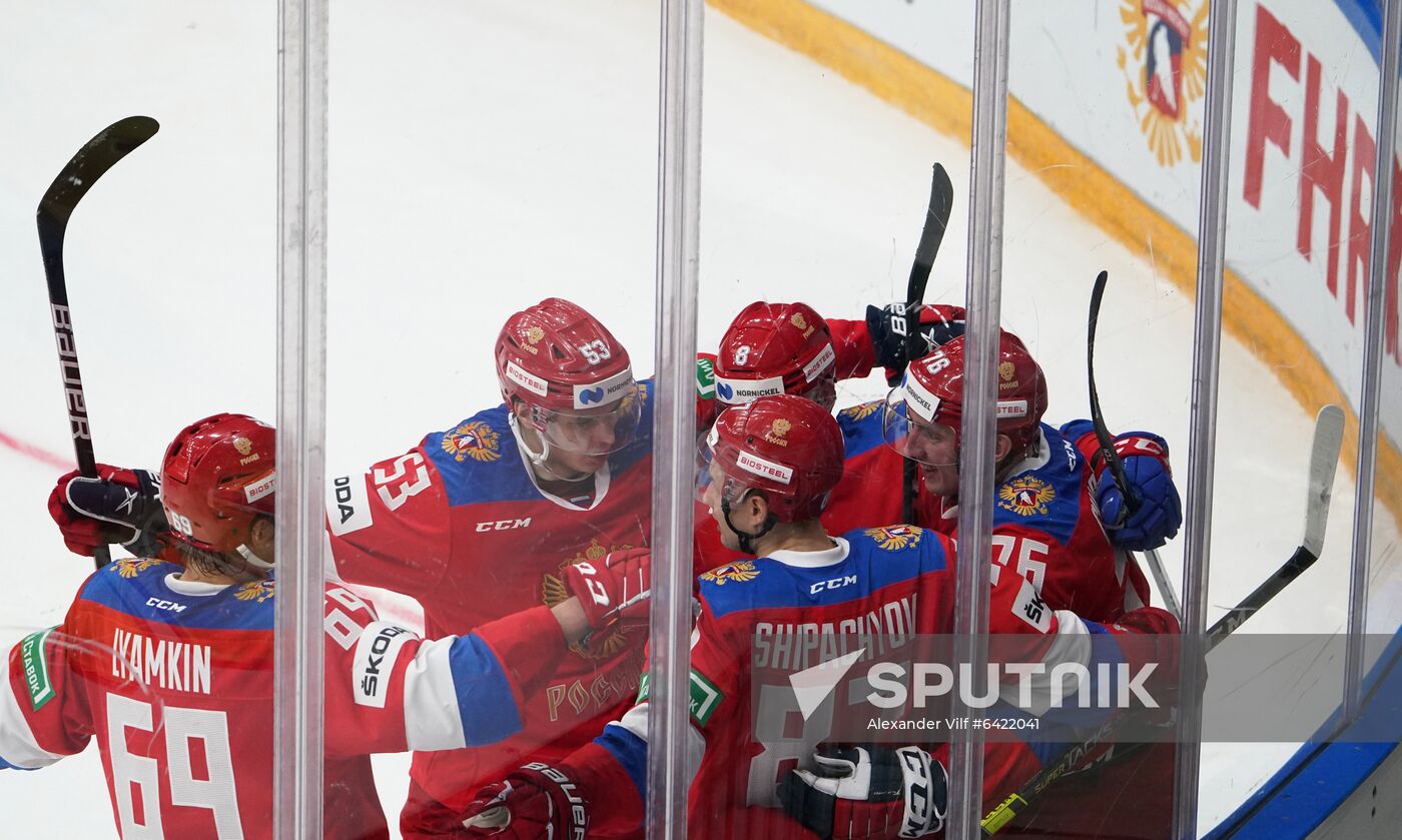 Russia Ice Hockey Channel One Cup Sweden - Russia