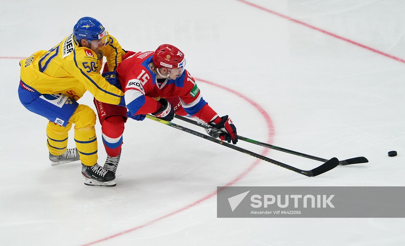 Russia Ice Hockey Channel One Cup Sweden - Russia