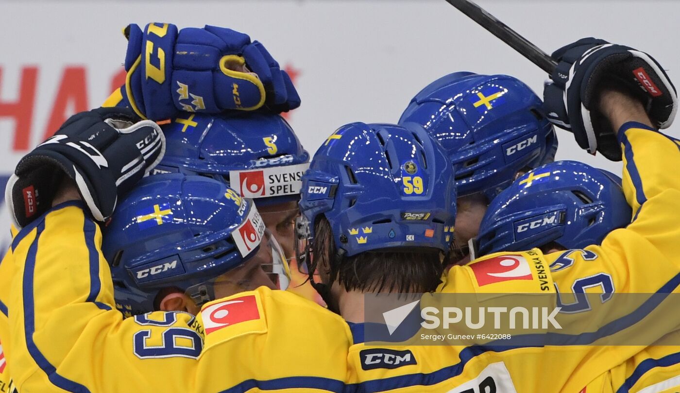 Russia Ice Hockey Channel One Cup Sweden - Russia