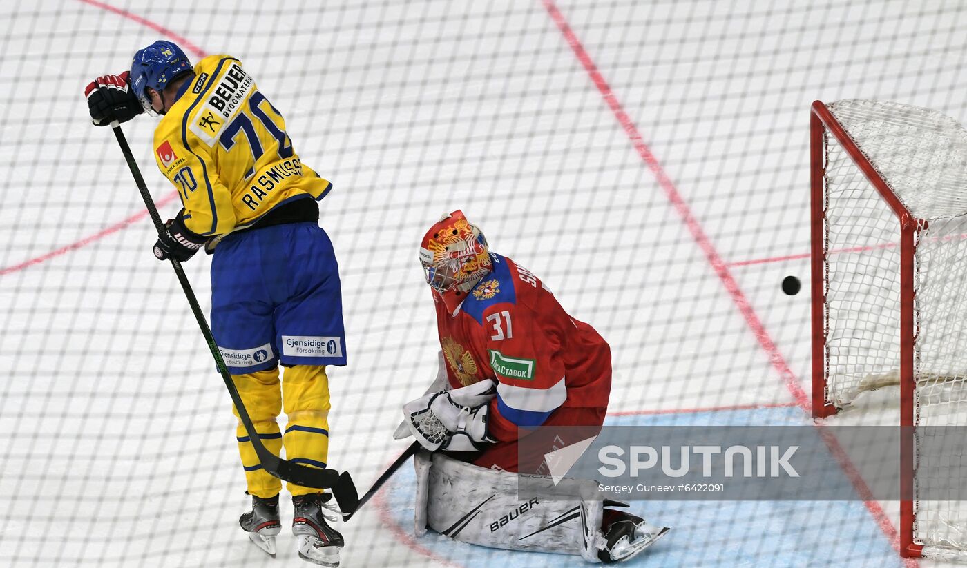 Russia Ice Hockey Channel One Cup Sweden - Russia