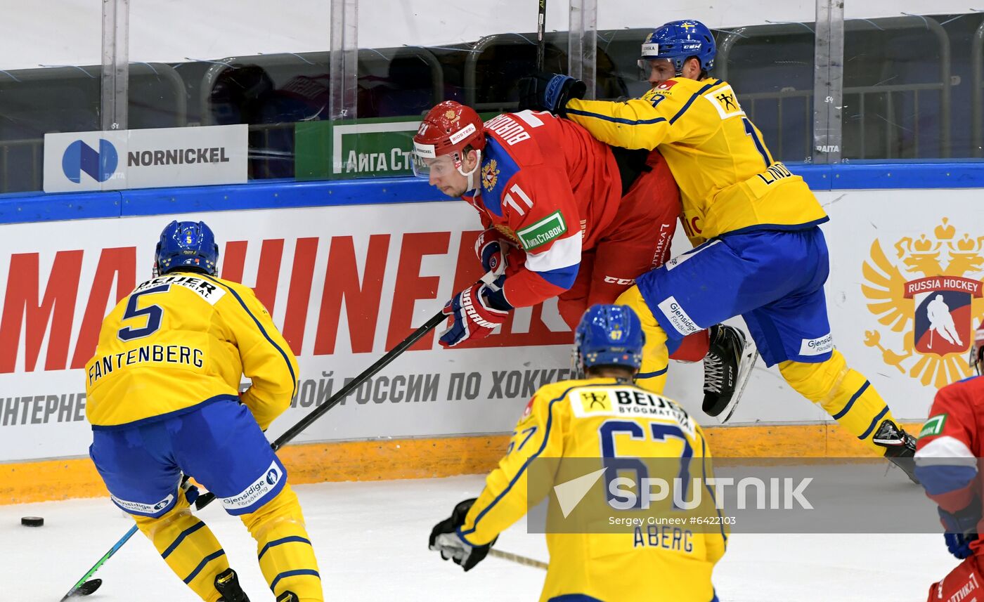 Russia Ice Hockey Channel One Cup Sweden - Russia