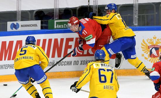 Russia Ice Hockey Channel One Cup Sweden - Russia