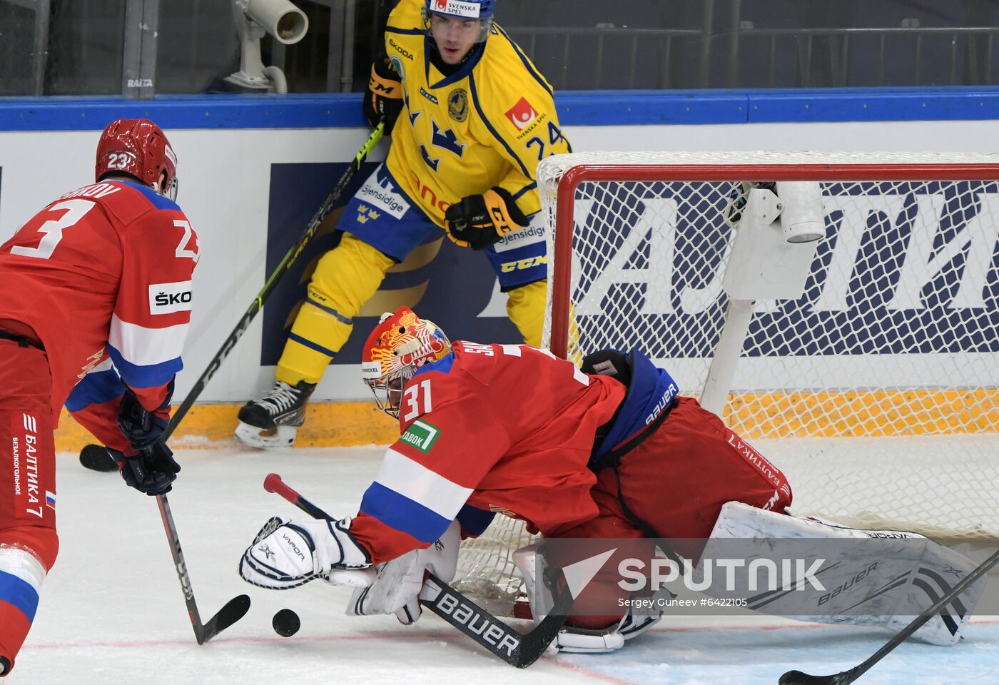 Russia Ice Hockey Channel One Cup Sweden - Russia