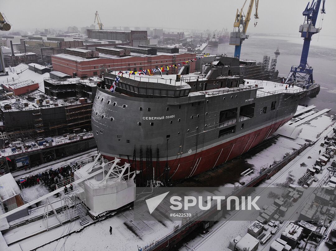 Russia North Pole Platform Ship