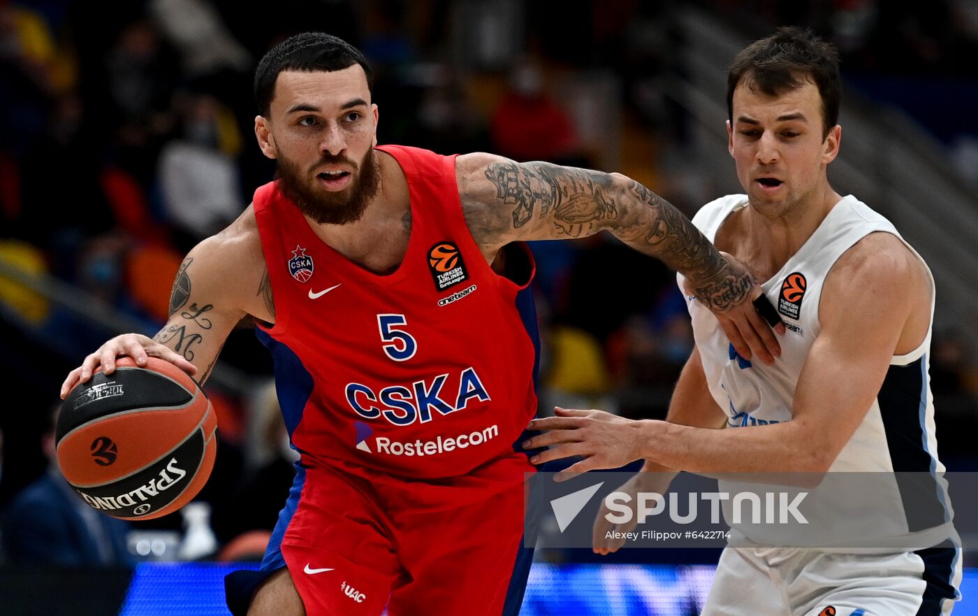 Russia Basketball Euroleague CSKA - Zenit