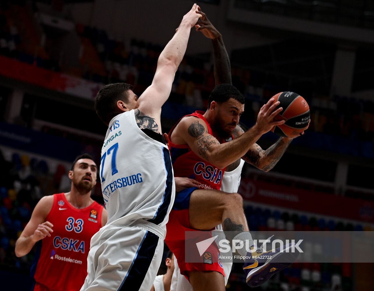 Russia Basketball Euroleague CSKA - Zenit