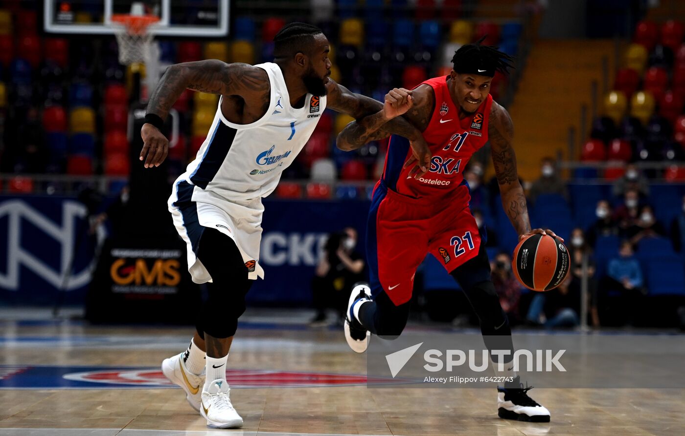 Russia Basketball Euroleague CSKA - Zenit