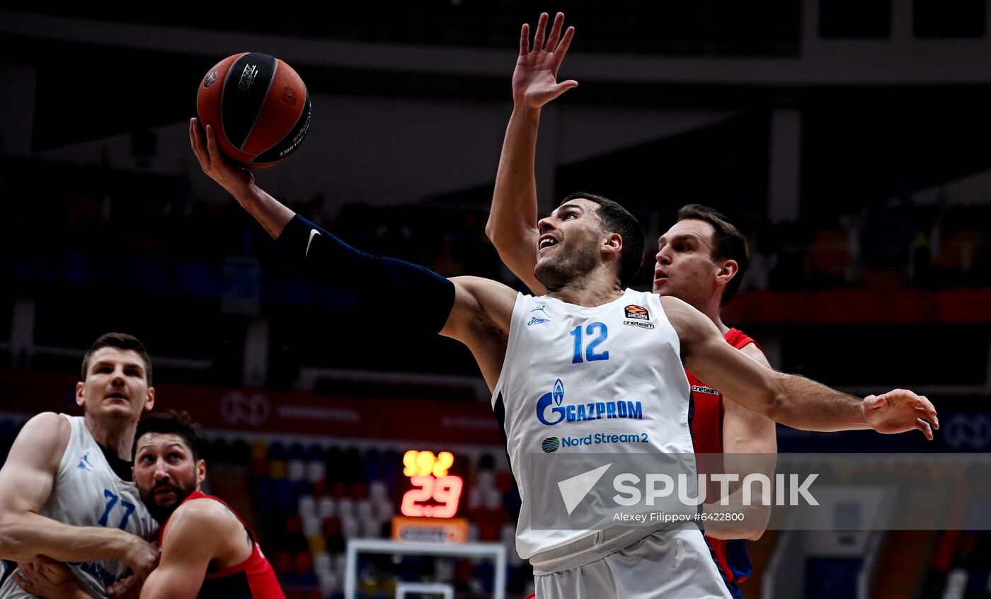 Russia Basketball Euroleague CSKA - Zenit