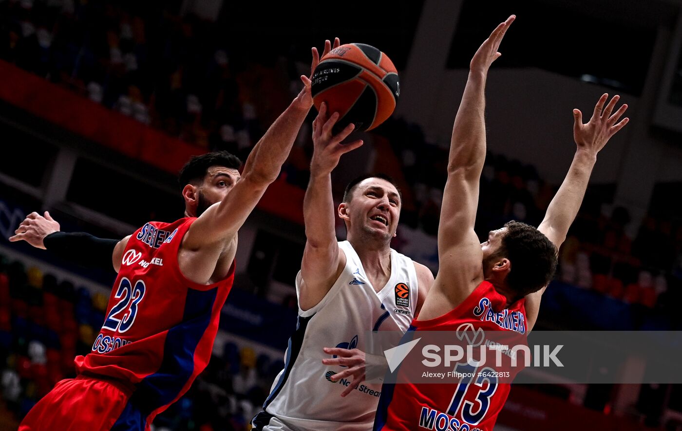 Russia Basketball Euroleague CSKA - Zenit