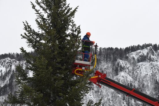 Russia New Year Preparations