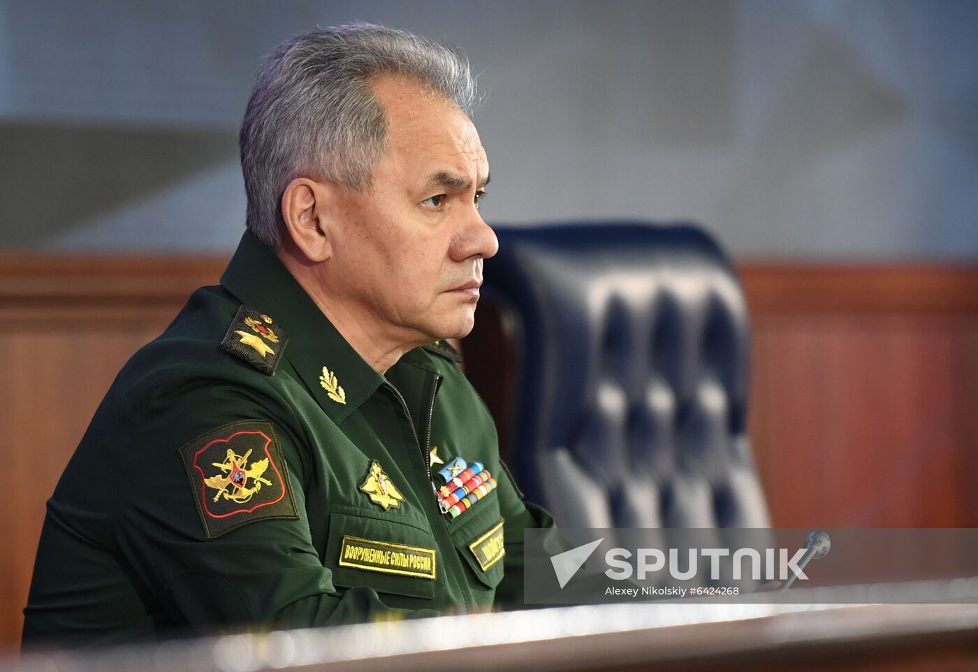 Russia Putin Defence Ministry Board