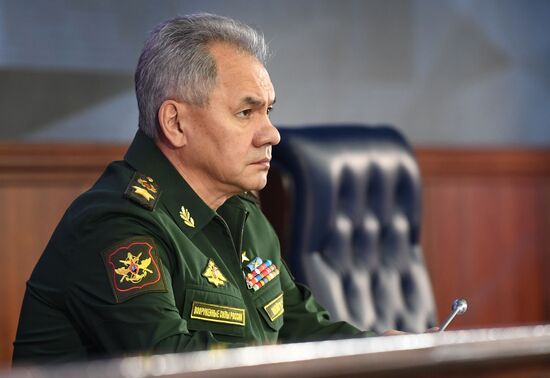 Russia Putin Defence Ministry Board