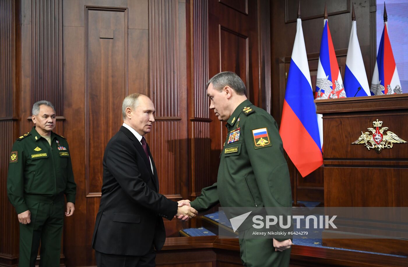 Russia Putin Defence Ministry Board