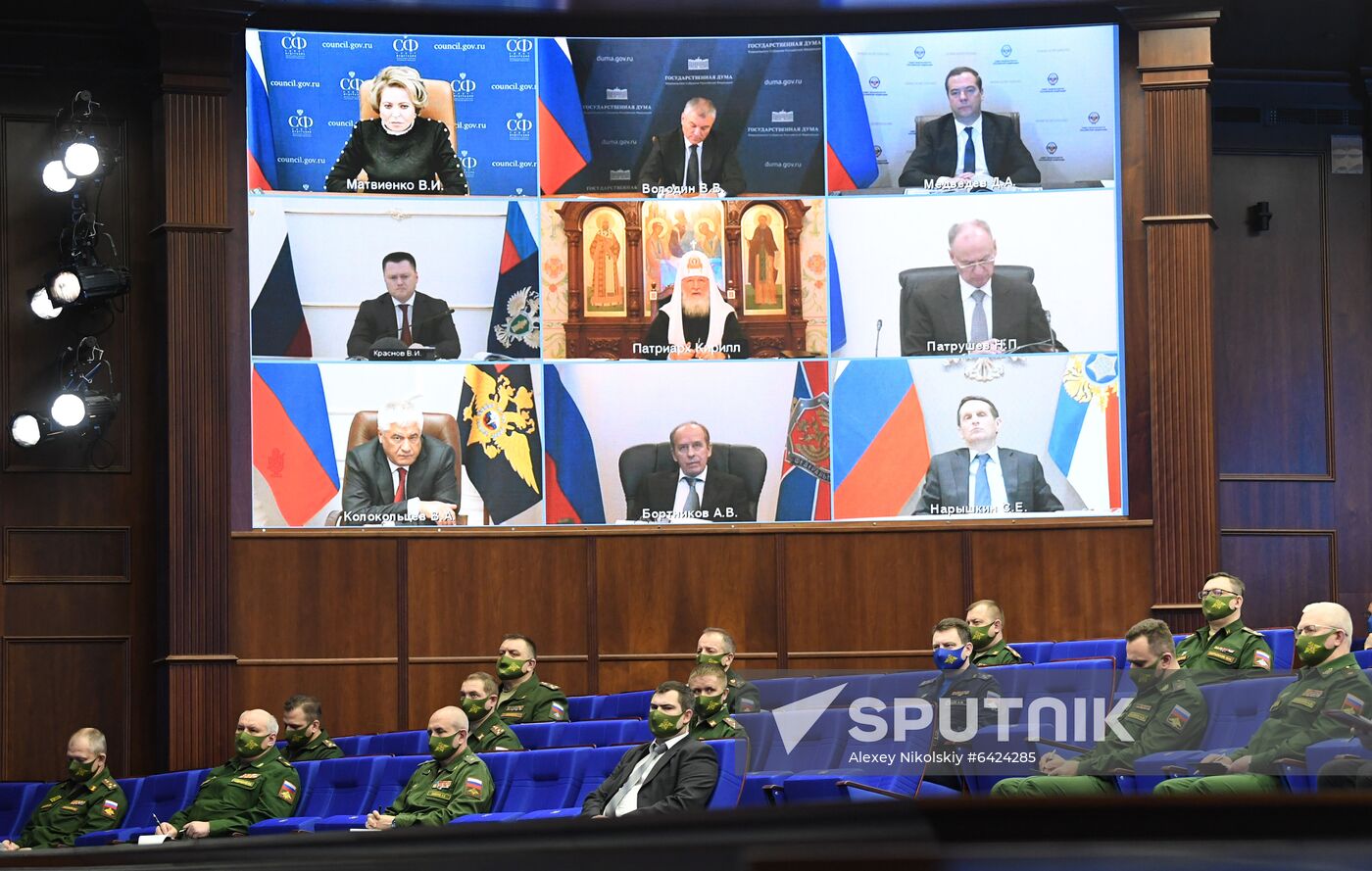 Russia Putin Defence Ministry Board