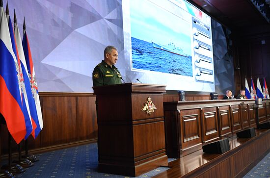Russia Putin Defence Ministry Board
