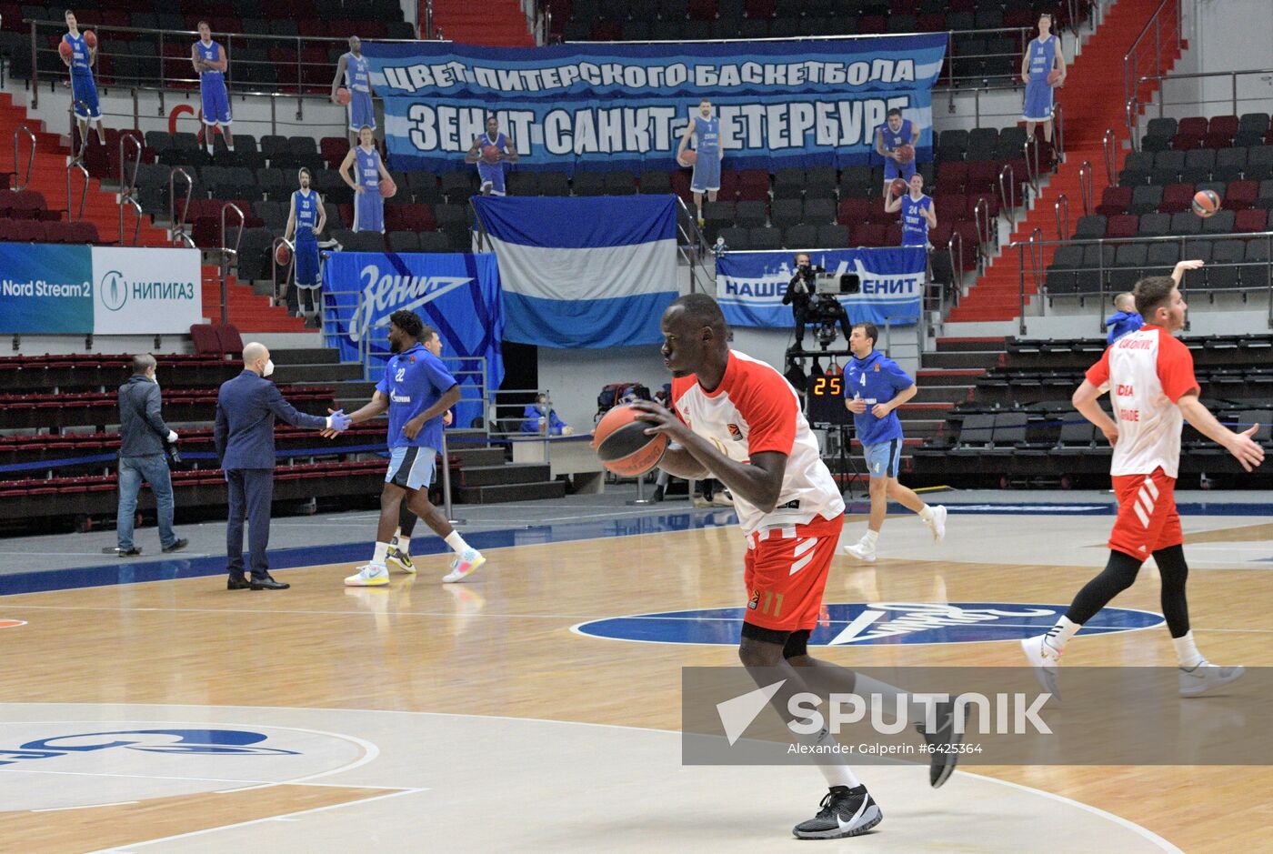 Russia Basketball Euroleague Zenit - Crvena Zvezda