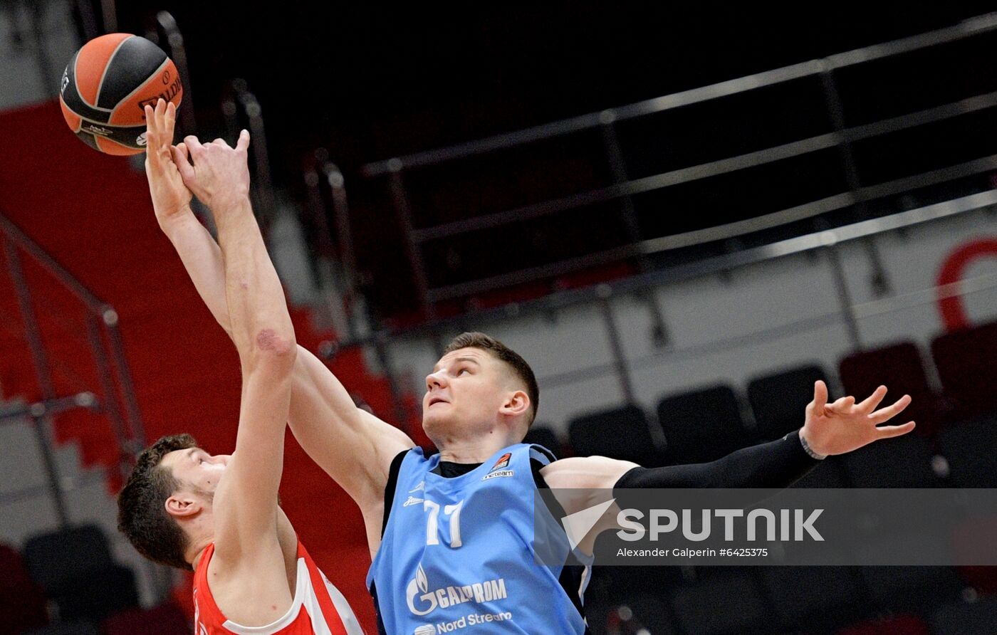 Russia Basketball Euroleague Zenit - Crvena Zvezda