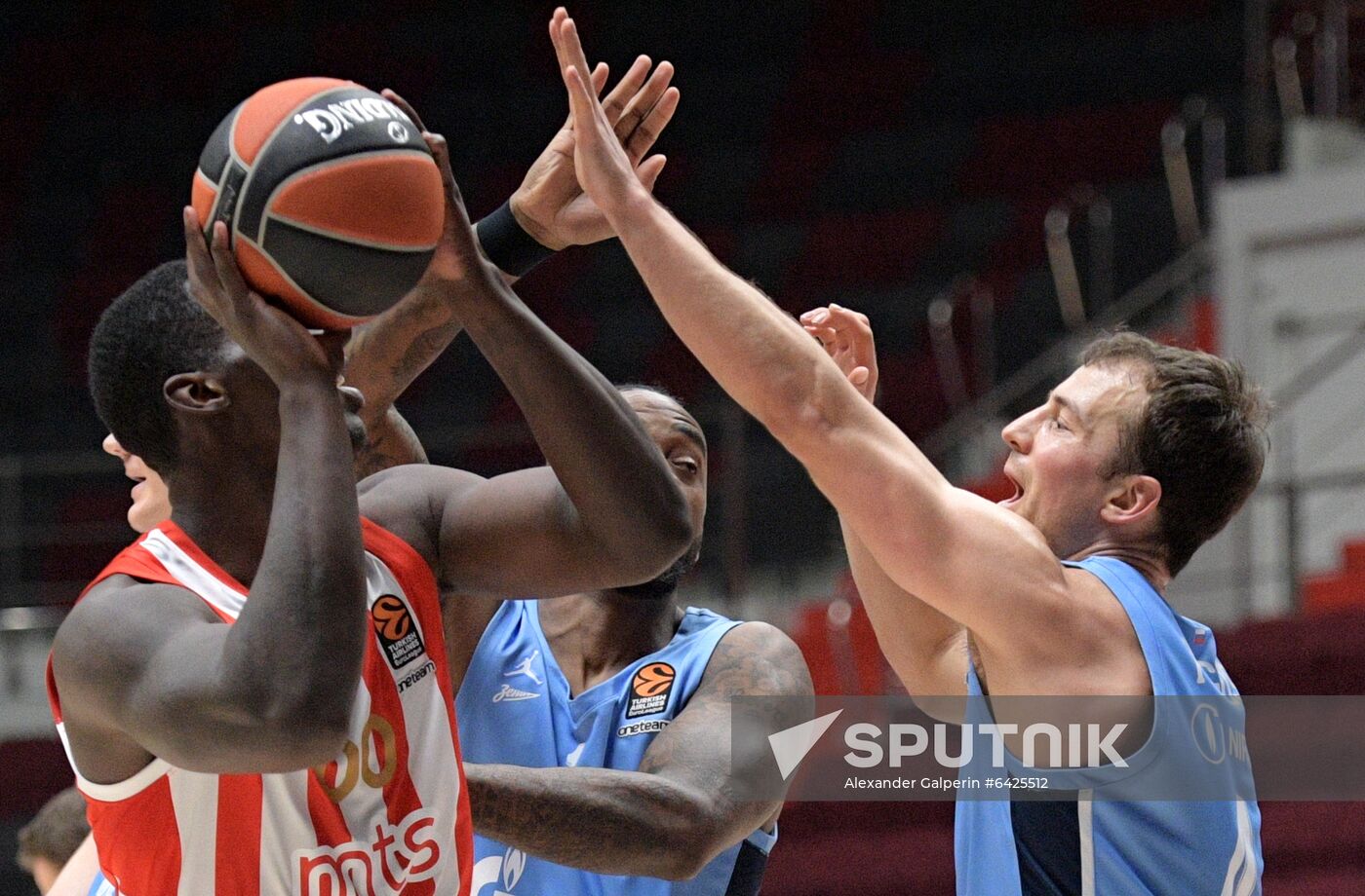 Russia Basketball Euroleague Zenit - Crvena Zvezda