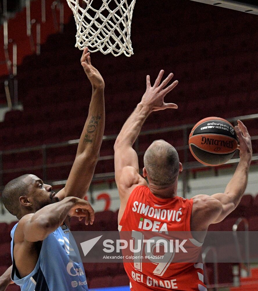 Russia Basketball Euroleague Zenit - Crvena Zvezda