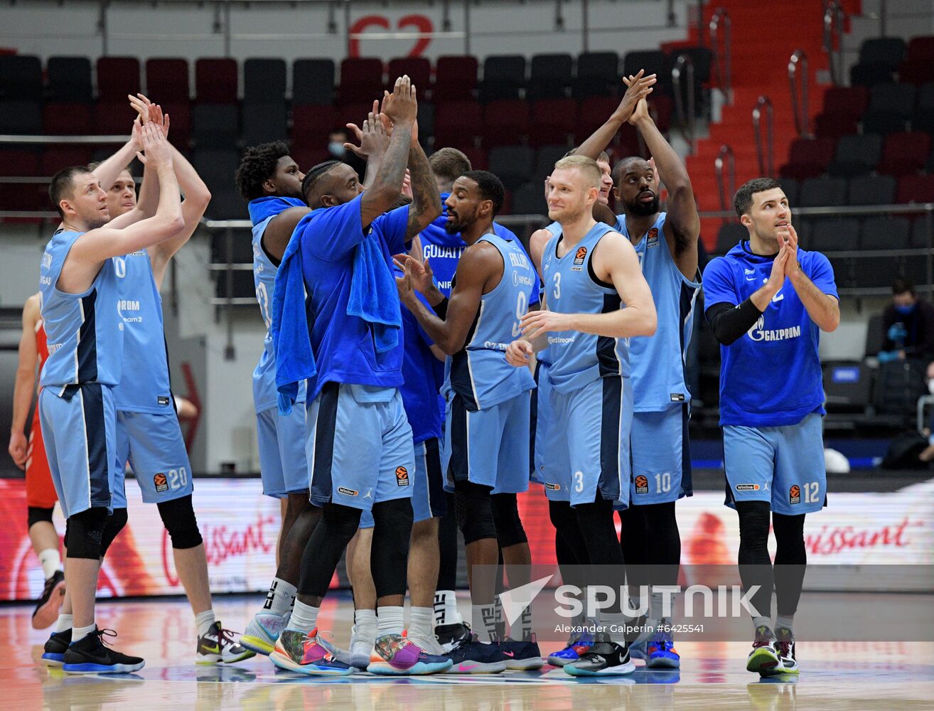 Russia Basketball Euroleague Zenit - Crvena Zvezda