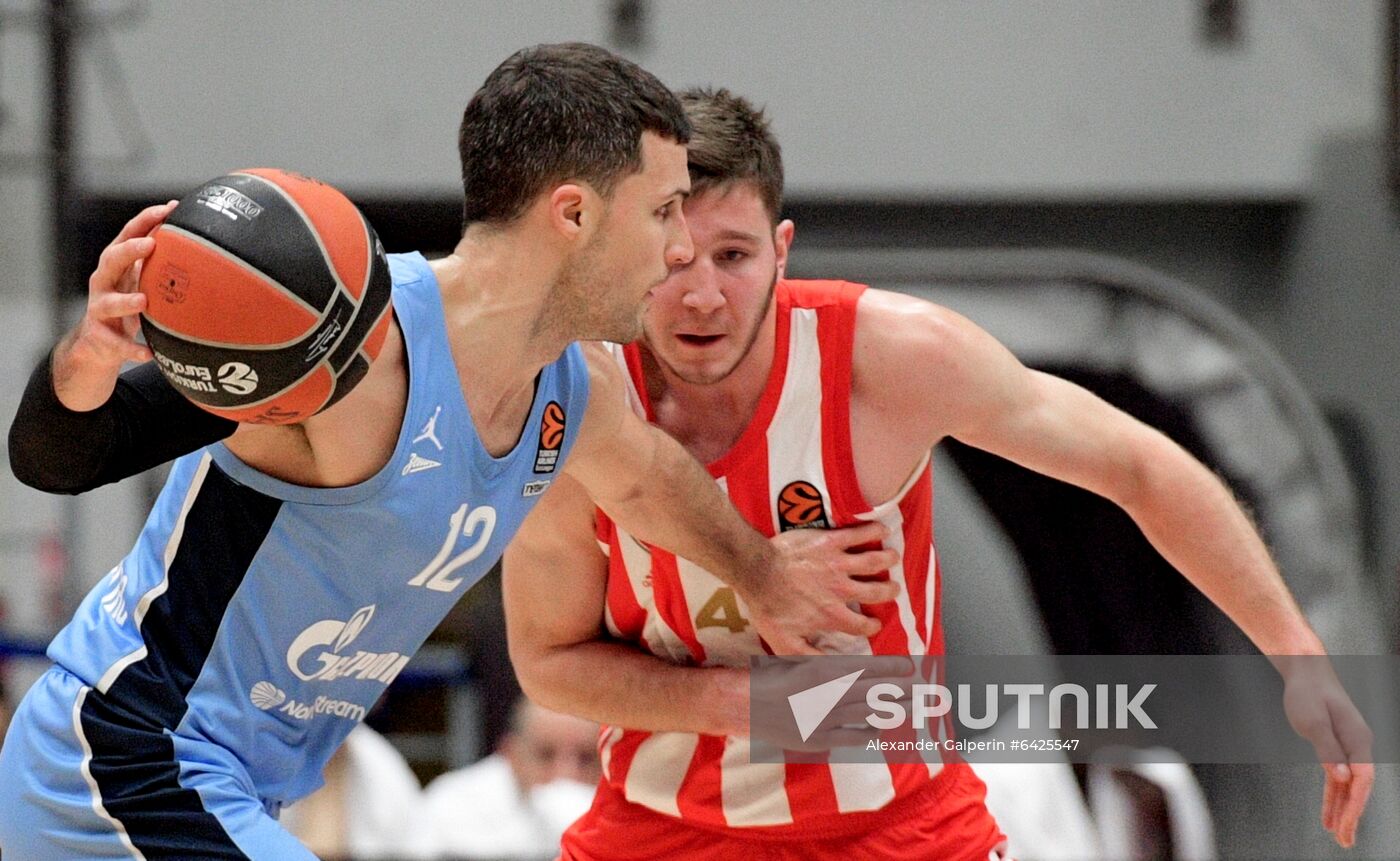 Russia Basketball Euroleague Zenit - Crvena Zvezda