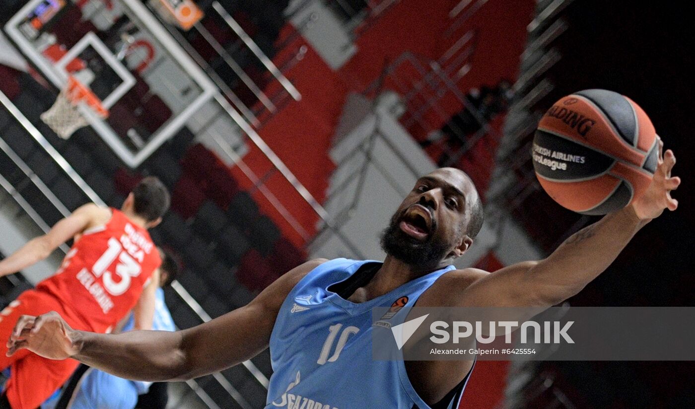 Russia Basketball Euroleague Zenit - Crvena Zvezda