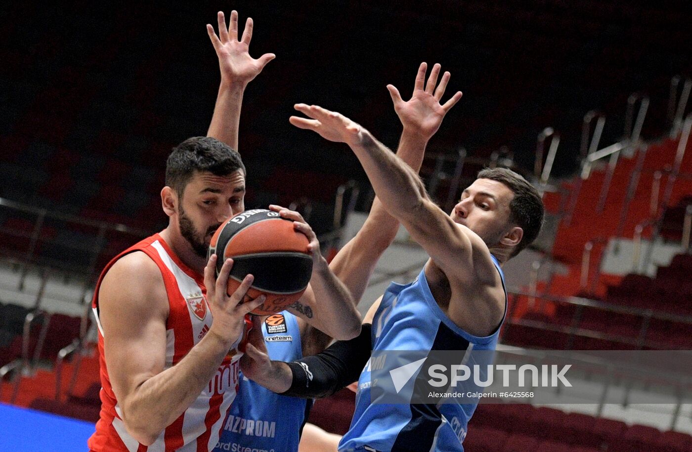 Russia Basketball Euroleague Zenit - Crvena Zvezda