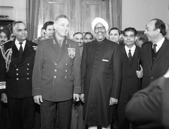Indian military delegation's visit to USSR