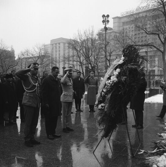 Jaafar Muhammad an-Nimeiry, Chairman of Sudan's Revolutionary Council, visits USSR