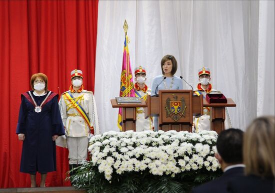 Moldova Sandu Inauguration