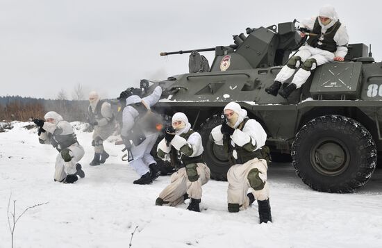 Russia Air Defence Forces Drill