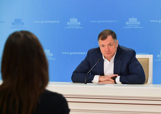 Russia Deputy PM Briefing