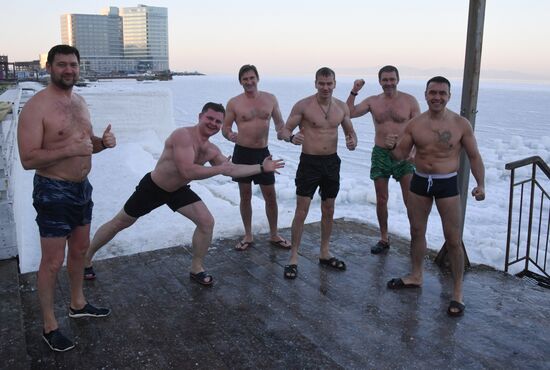 Russia Winter Swimming
