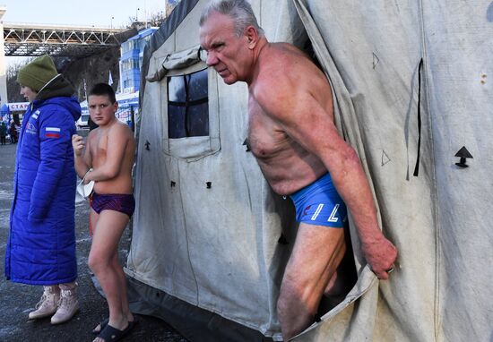 Russia Winter Swimming