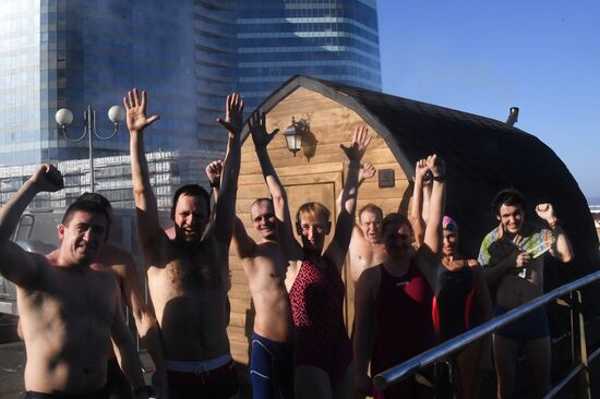 Russia Winter Swimming