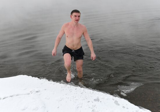 Russia Winter Swimming