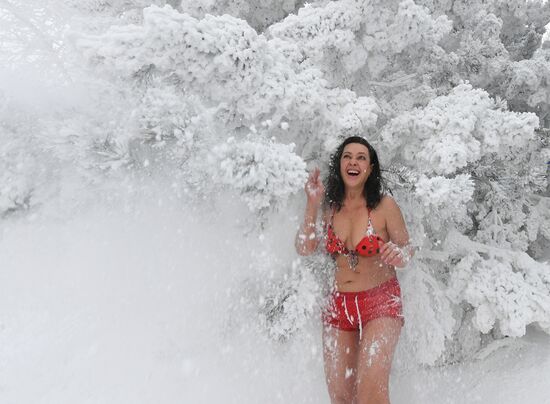 Russia Winter Swimming