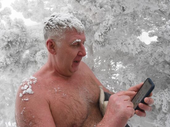 Russia Winter Swimming